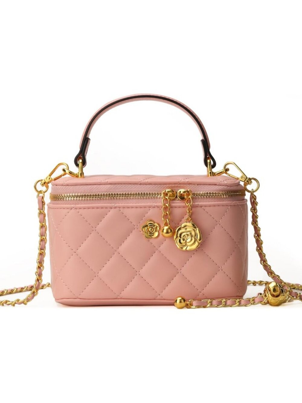 Stylish Mini Leather Crossbody Purse for Women - Chic Top Handle Box Bag